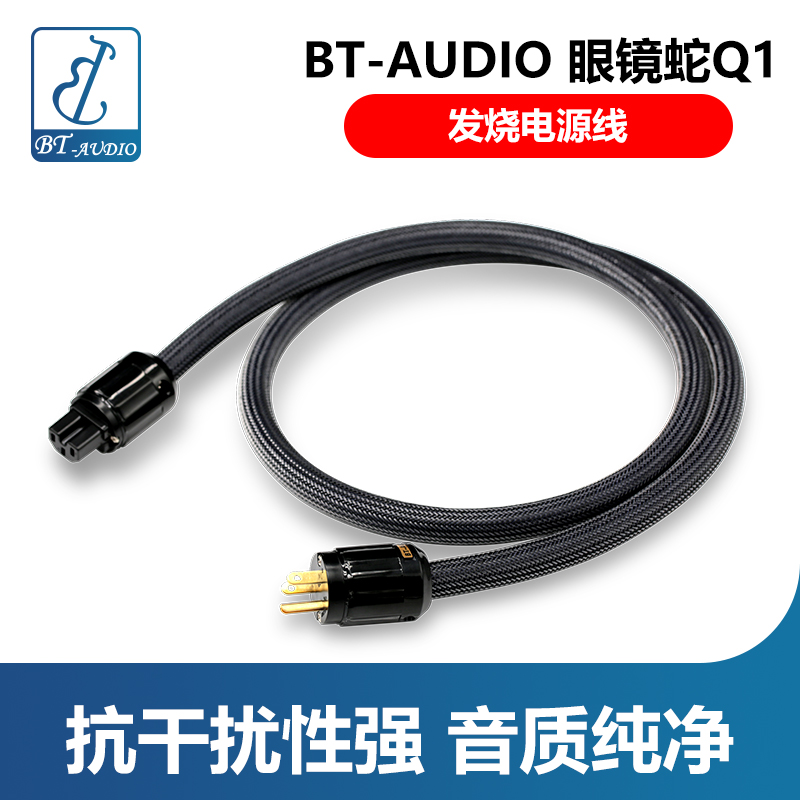 BT-AUDIO 眼镜蛇Q1发烧电源线